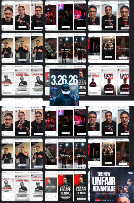 Campaign creatives grid